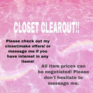 ✰ Closet clearout!! Please help ✰